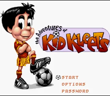 Adventures of Kid Kleets, The (USA) (En,Fr,Es) screen shot title